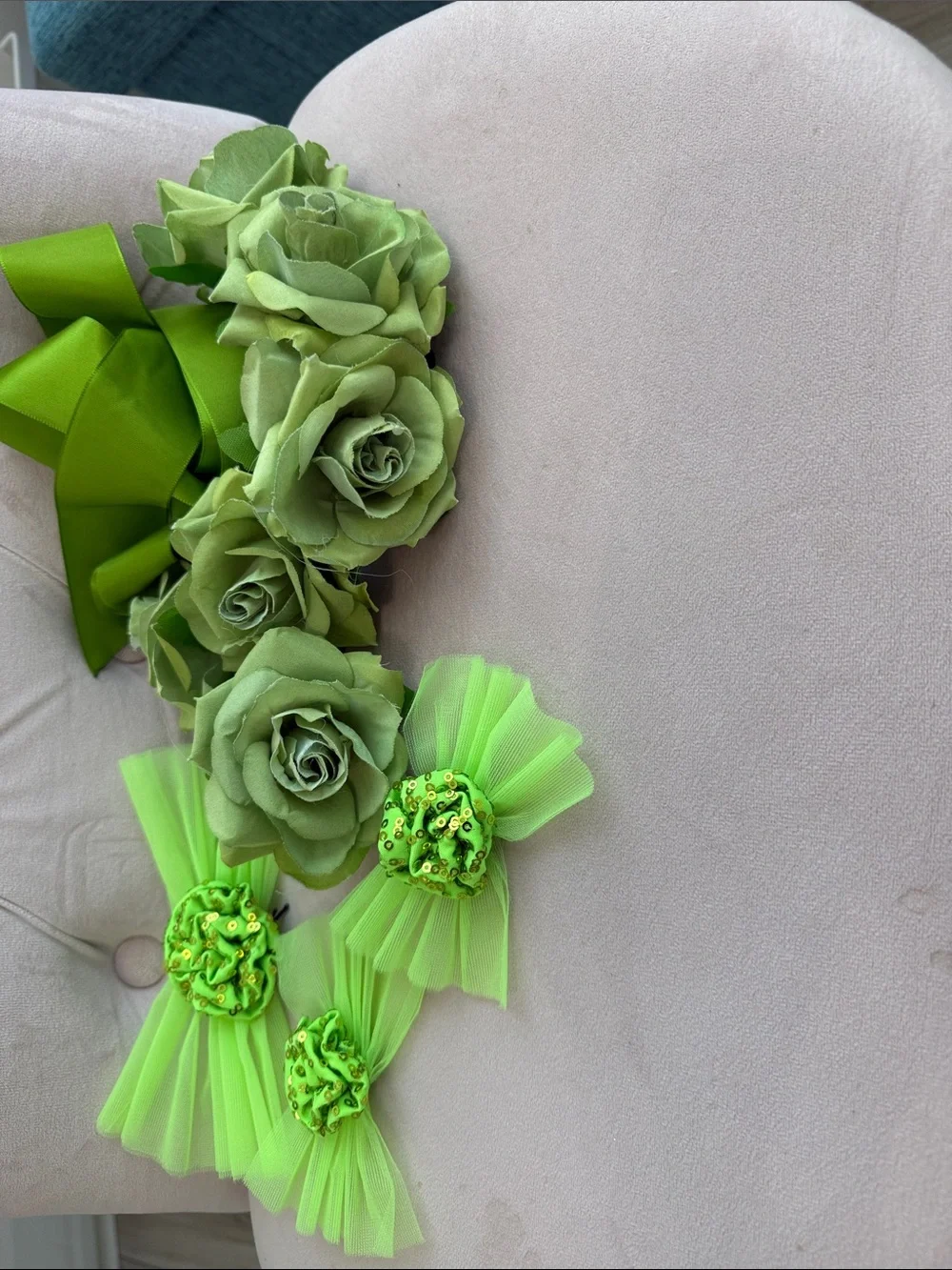 Revolution Bright Green Fairy Tutu Costume with Wings